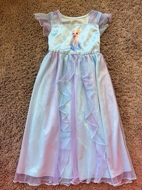 Disney Elsa Pastel Blue and Lavender Costume Dress